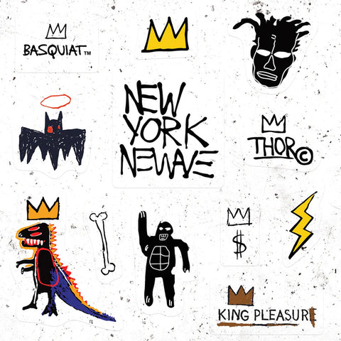 Jean-Michel Basquiat:  Icons Sticker Pack