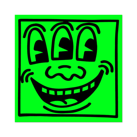 Keith Haring: 3-Eyed Face Sticker