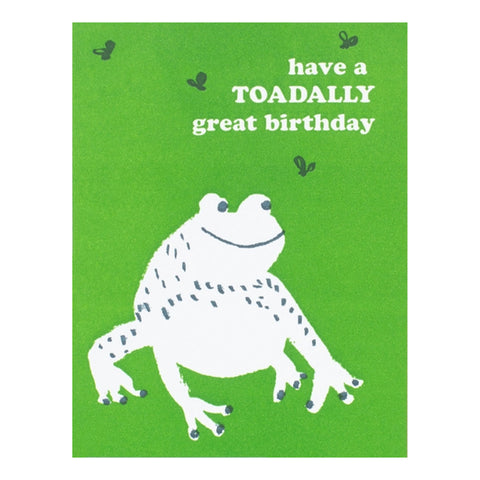 Toad Birthday Card