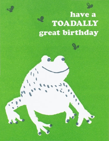 Toad Birthday Card