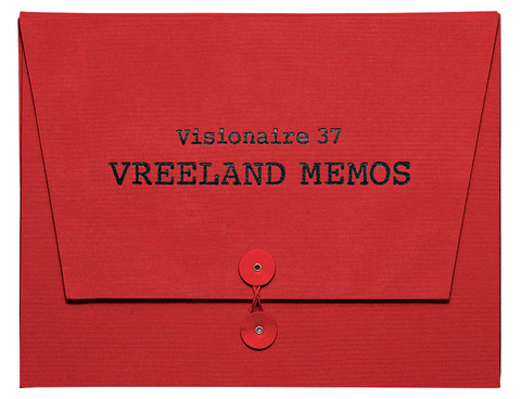 Visionaire 37 Vreeland Memos
