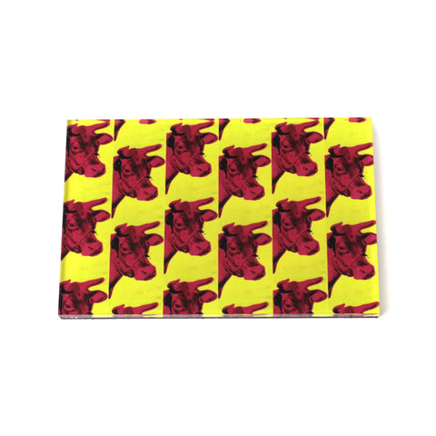 Andy Warhol: Cows Print Magnet