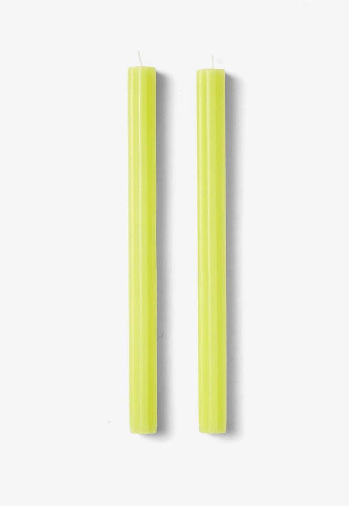 Yellow Taper Candles by Dusen Dusen