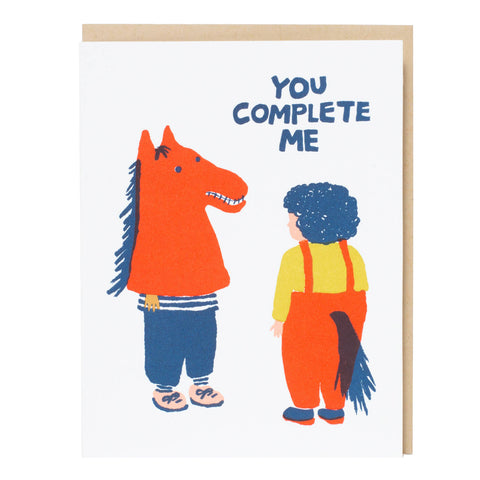 You Complete Me Card