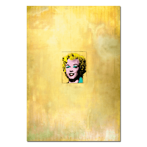 Andy Warhol: Gold Marilyn Sticker