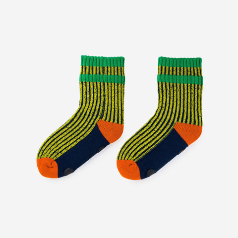 Yellow Navy Gym House Socks