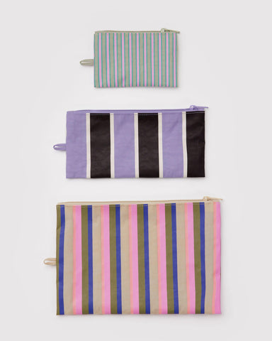 Candy Shop Stripes Flat Pouch Set