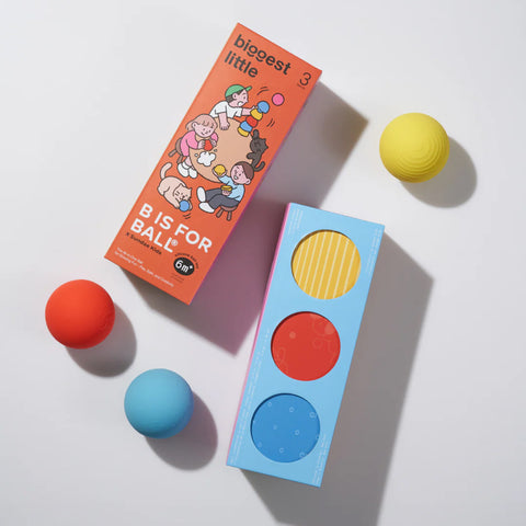 b is for ball x Sundae Kids - 3 Ball Set