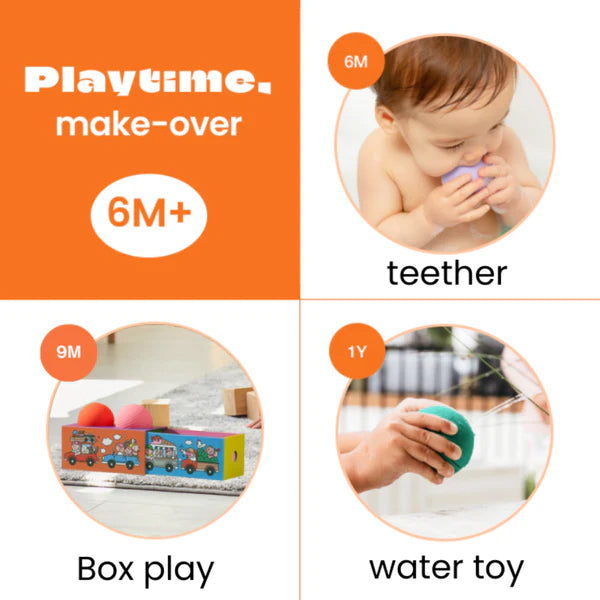 b is for ball x Sundae Kids - 3 Ball Set