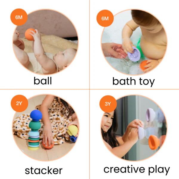 b is for ball x Sundae Kids - 3 Ball Set