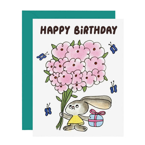 Happy Birthday Rabbit Card