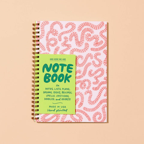 Worms Spiral Notebook
