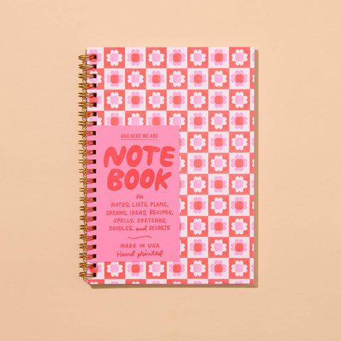 Blume Quilt Spiral Notebook