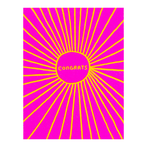 Sunbeam Congratulations Card