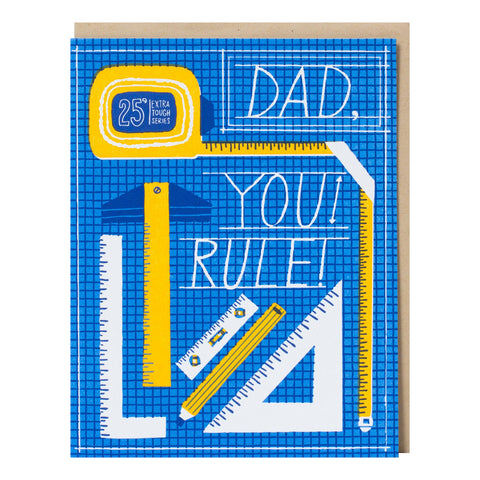 You Rule Dad Tools Card