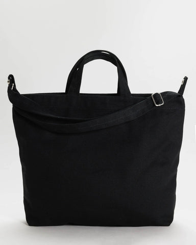 Black Horizontal Zip Duck Bag