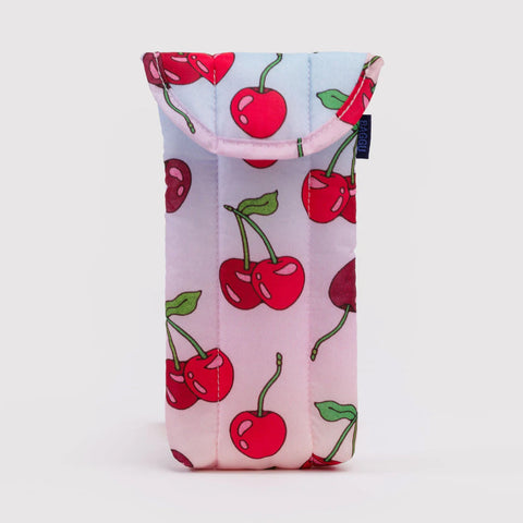Cherries Puffy Glasses Sleeve
