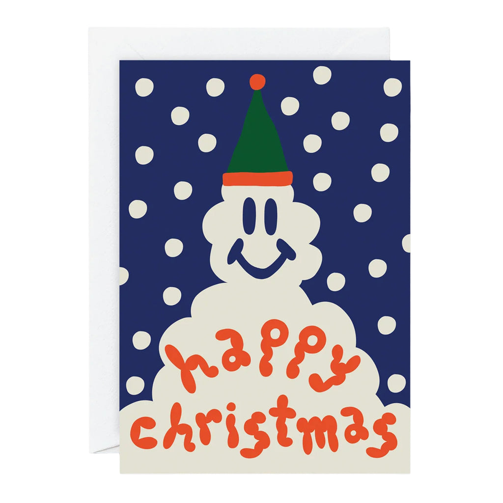 Happy Christmas Snowman Card