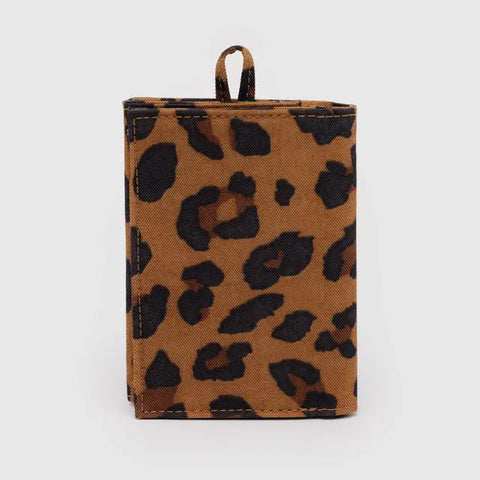 Leopard Snap Wallet