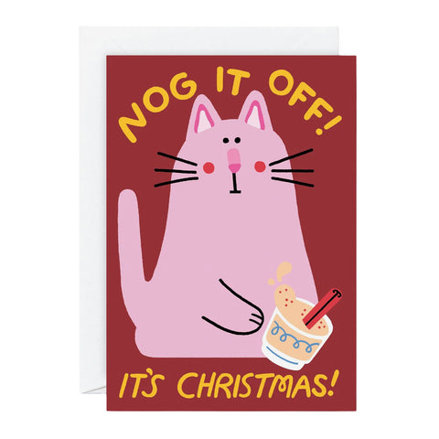 Nog It Off It's Christmas Card
