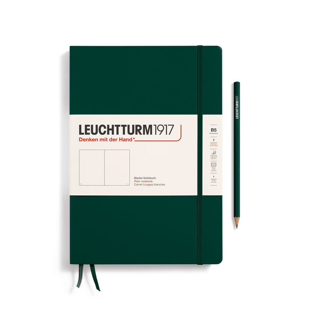 Leuchtturm 339105 DIN A4 Stamp Album, 16 Blank Pages