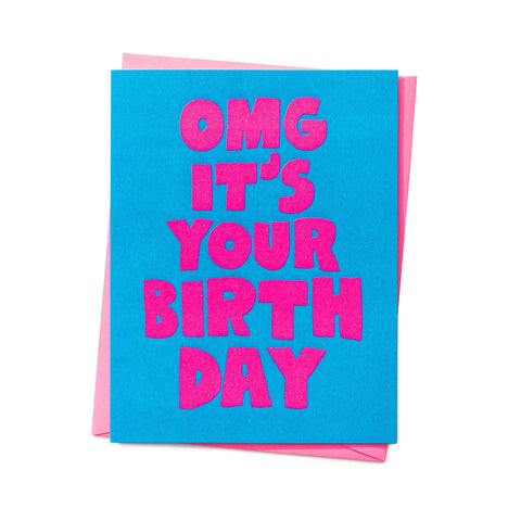 OMG Birthday Card