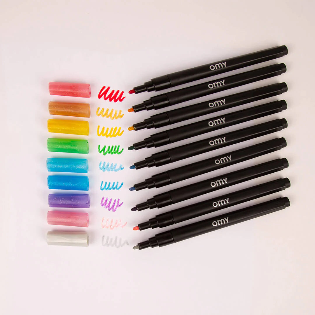 Glitter Markers