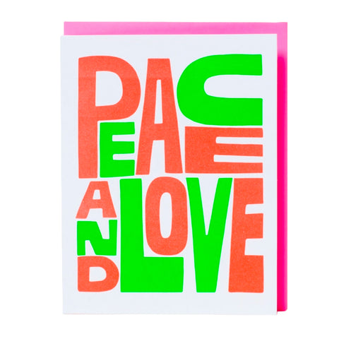 Peace & Love Holiday Card