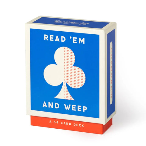Read 'Em and Weep Playing Cards