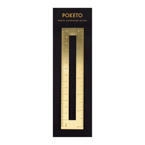 Brass Bookmark: Ruler