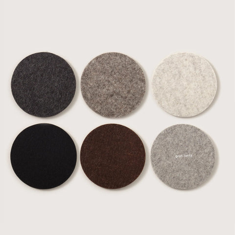 Earth Bierfilzl Set of 6