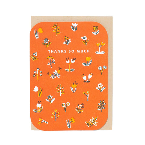 Little Flowers Thank You Card