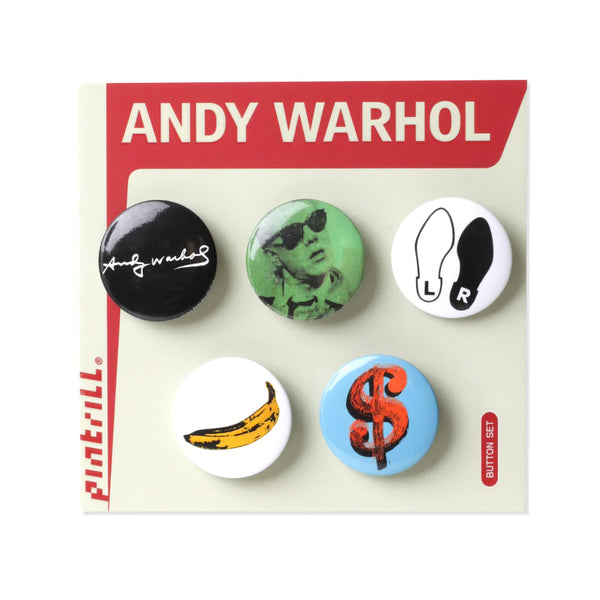 Andy Button Andy Warhol: Button Set – MOCA Store
