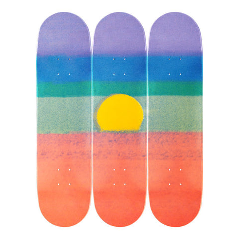Andy Warhol Sunset Triptych Skate Decks