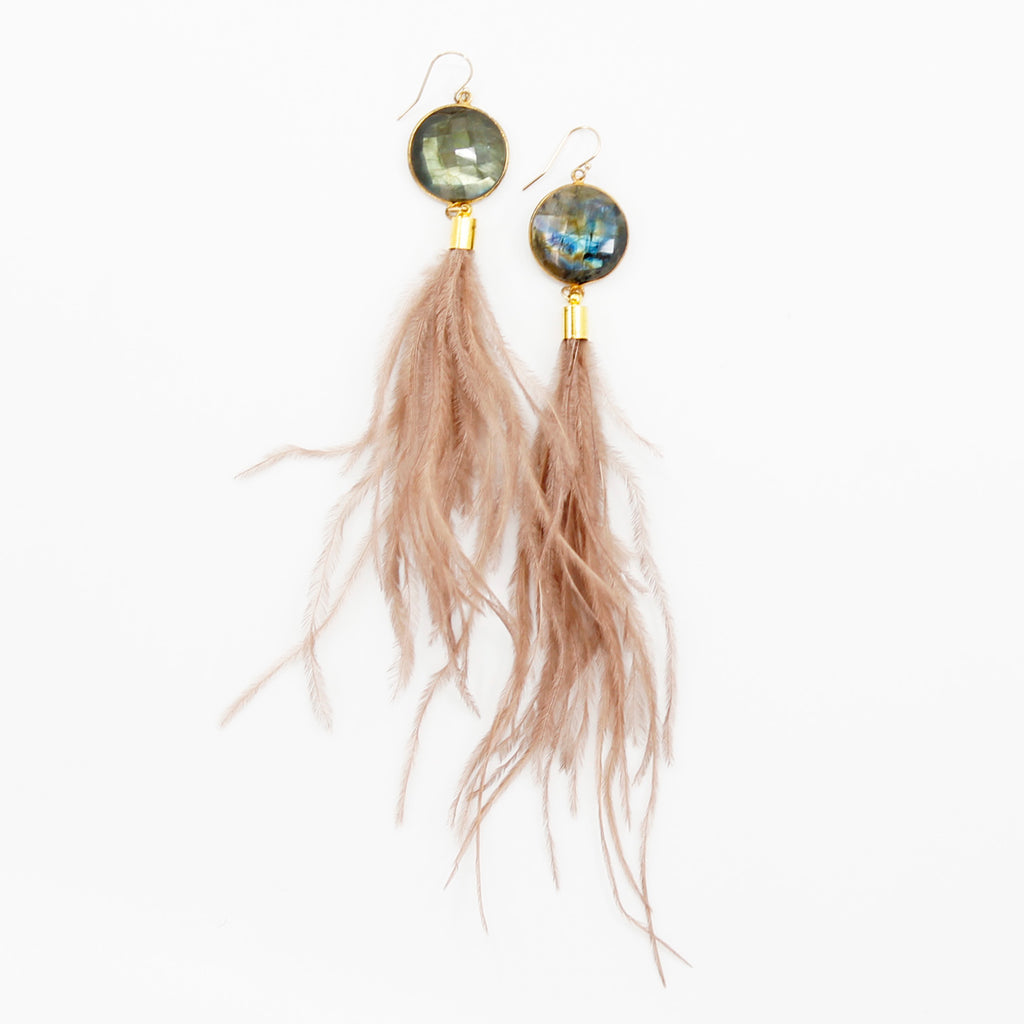 Buy BaduWomen Feather Earrings Long Tassel Bohemian Jewelry Wedding  Accessories Online at desertcartINDIA