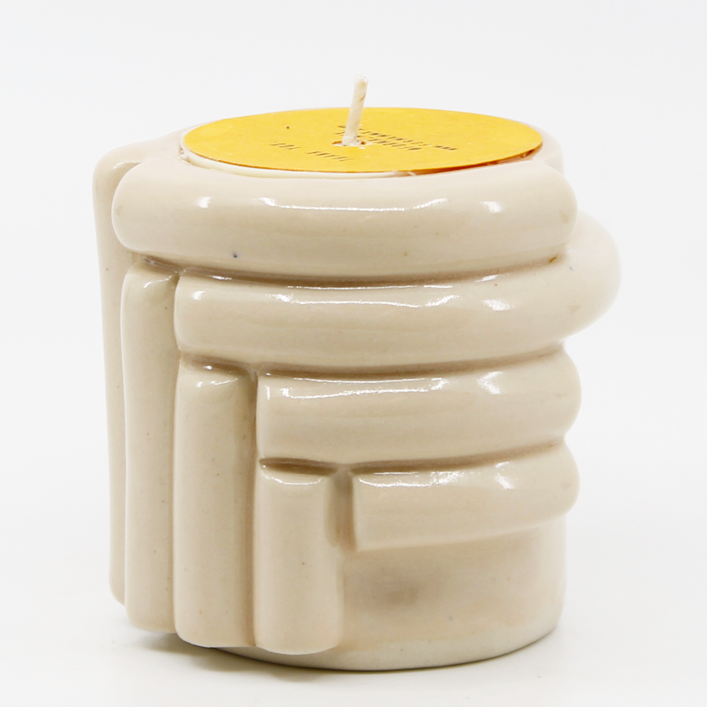 Coil Cup Candle in Flamingo