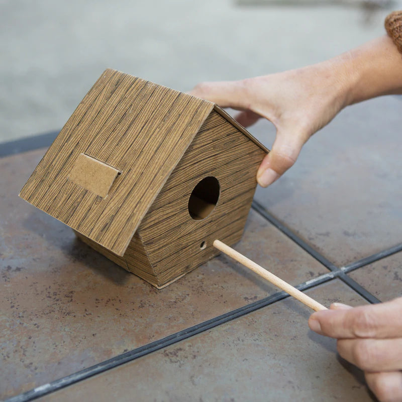 DIY Bird House - Log Cabin