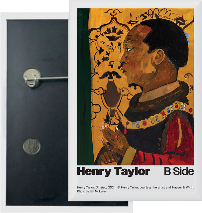 Henry Taylor: B Side Button (Untitled)
