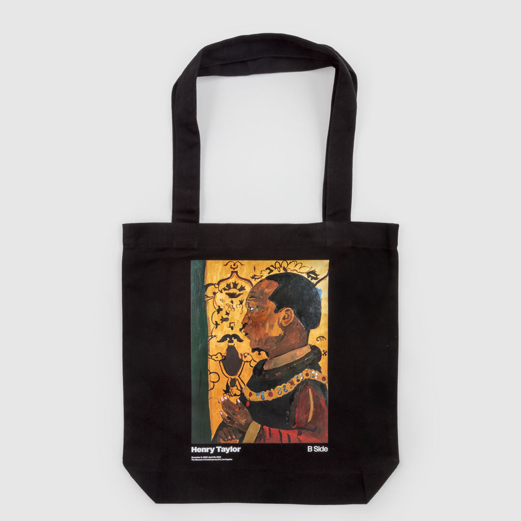 Henry Taylor: B Side Tote Bag Black (Untitled) [King] – MOCA Store