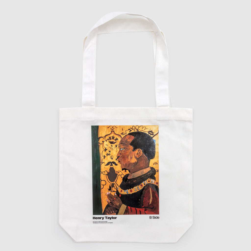 Henry Taylor: B Side Tote Bag White (Untitled) [King] – MOCA Store