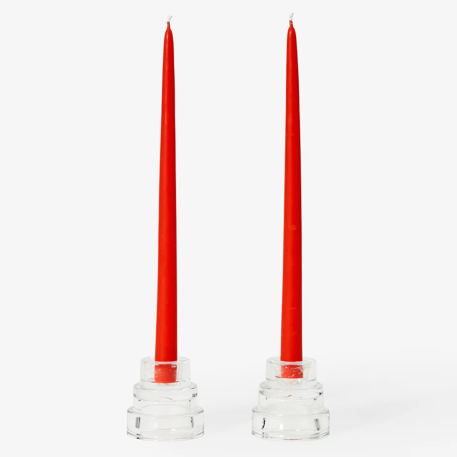 Honey I'm Home Beeswax Candles in Coral