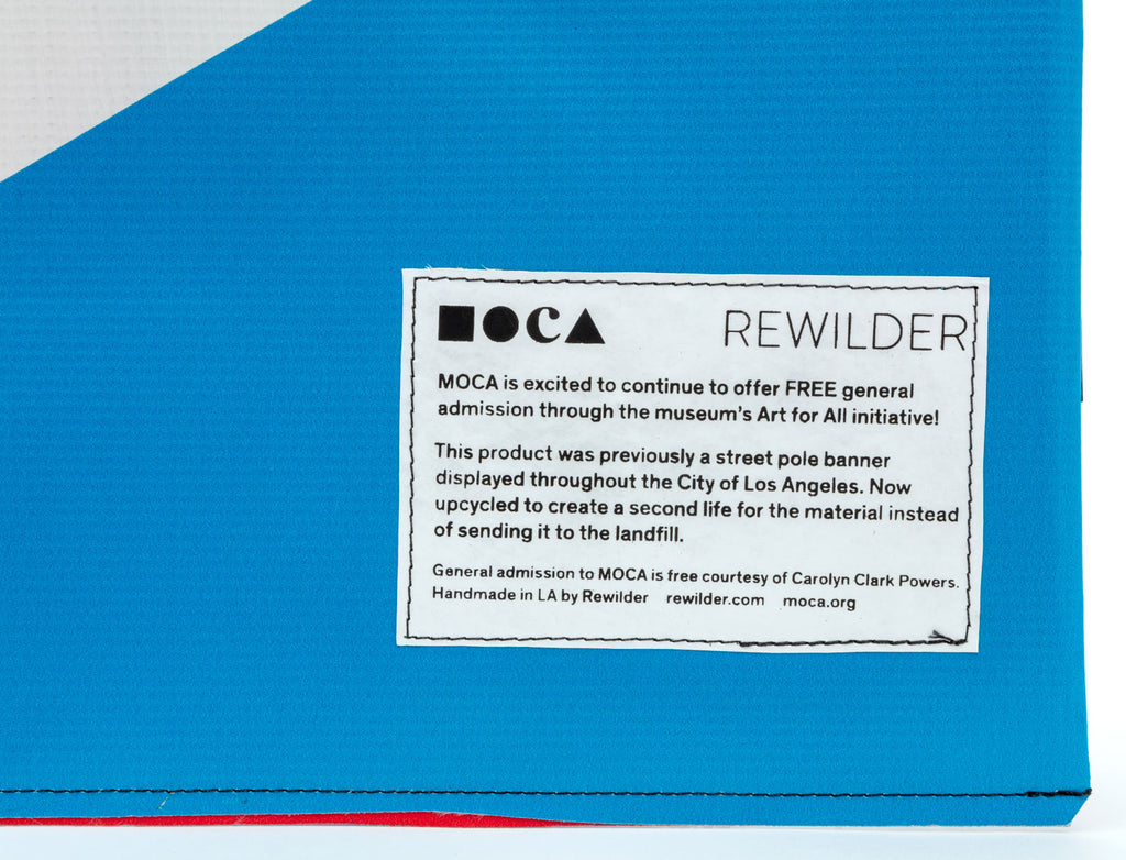 MOCA x Rewilder: Art For All Upcycled Zip Pouch