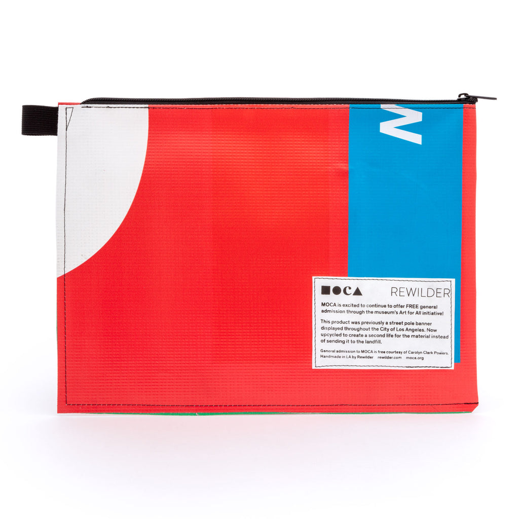 MOCA x Rewilder: Art For All Upcycled Zip Pouch