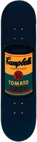 Andy Warhol Teal Soup Can Skate Deck