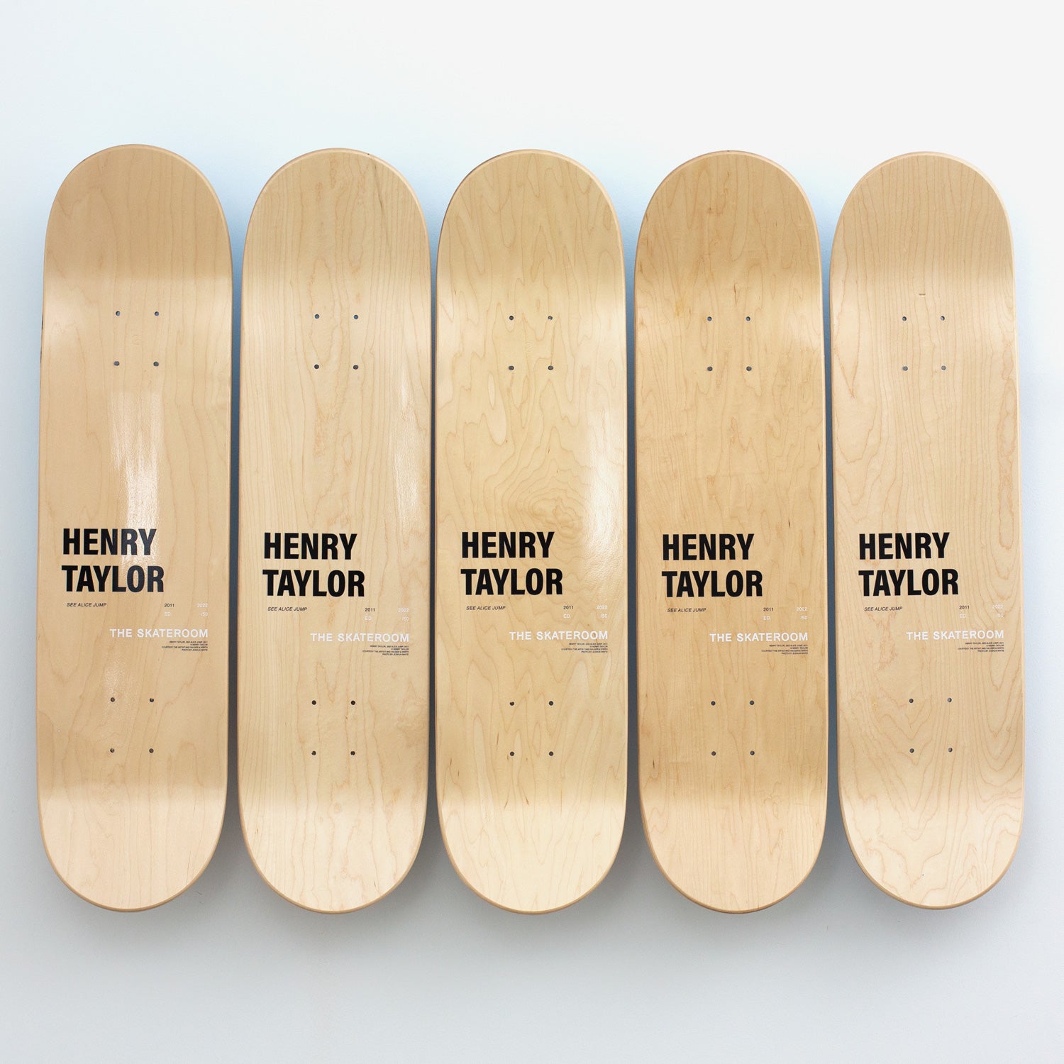 Henry Taylor: B Side Pentaptych Edition (See Alice Jump)