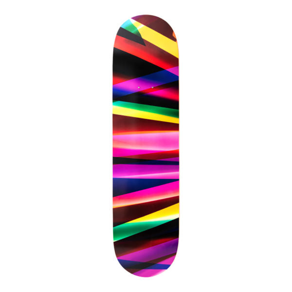Walead Beshty: Skate Deck (Three Color Curl)
