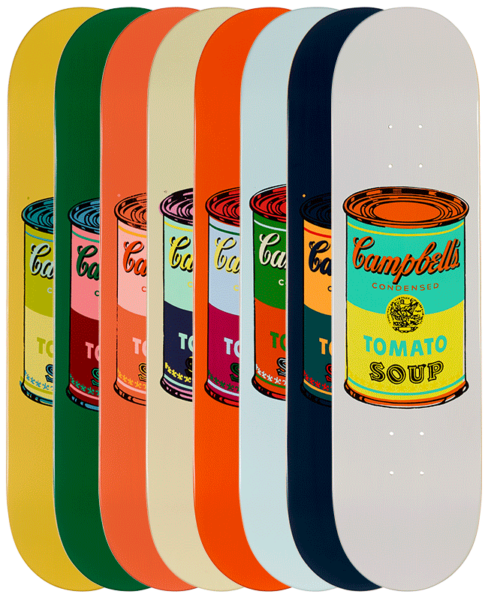 Andy Warhol Blood Soup Can Skate Deck