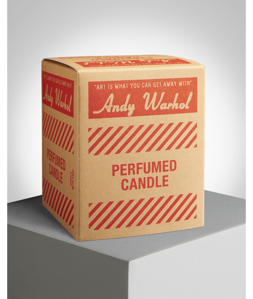 Andy Warhol: Flowers Candle (Purple)