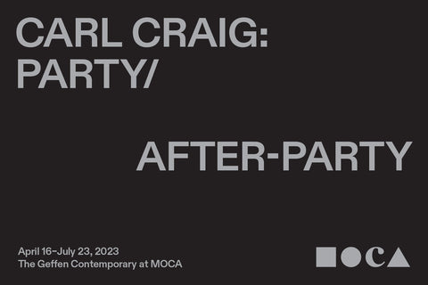 Carl Craig: Party/After-Party Poster (Black)