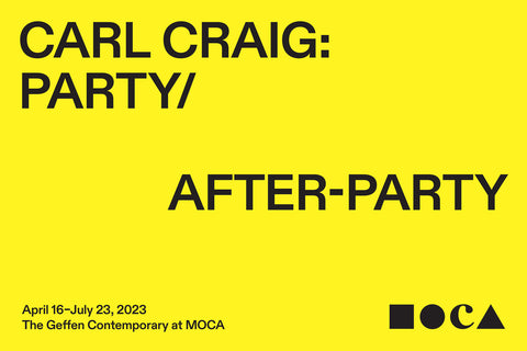 Carl Craig: Party/After-Party Poster (Yellow)
